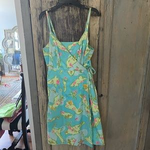 Lilly Pulitzer wrap sundress